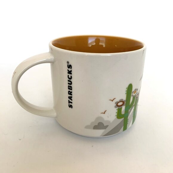 Starbucks You Are Here Collection Coffee Mug Arizona 14oz Cactus Desert Tea 2015 - Picture 2 of 10
